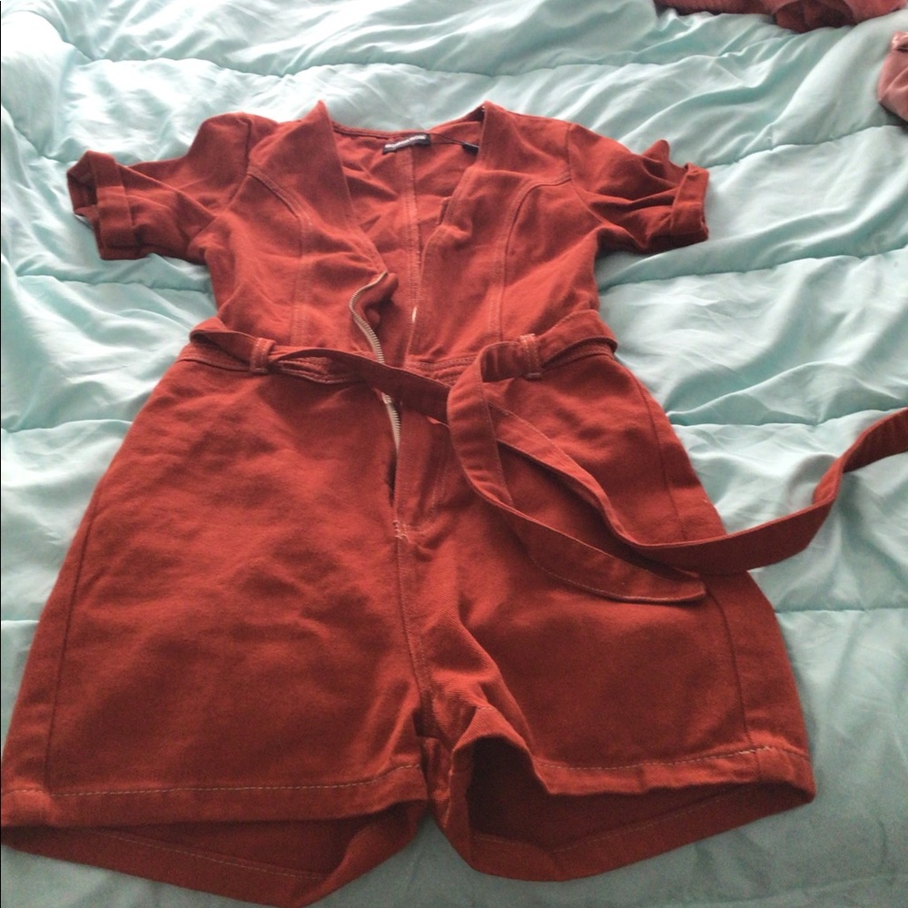 Orange romper
